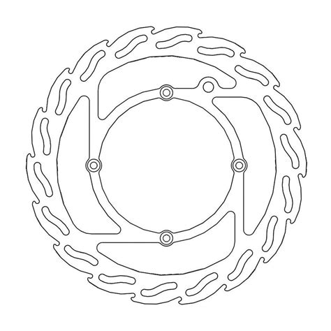 Bremsscheibe Moto Master Flame Vorn Starr Mit Husqvarna Tc H Aa