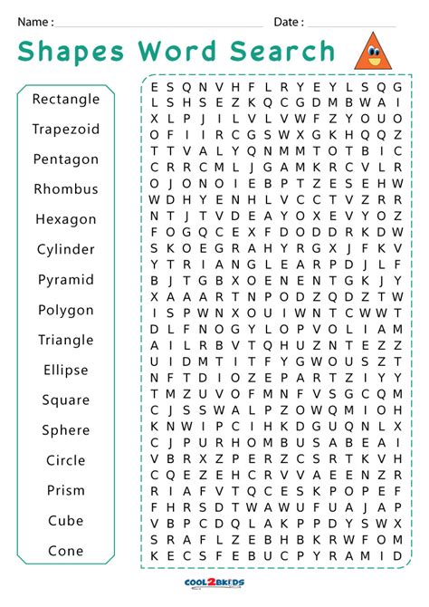 Printable Word Searches In Shapes Word Search Maker