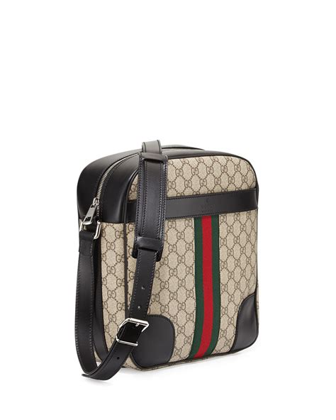 Gucci Men S Black Messenger Bag