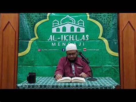 LARANGAN BERKATA KASAR DAN JOROK Ustadz Ibnu Syahid YouTube