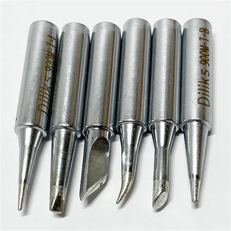 M T Series Soldering Iron Tips Pcs Set K I B Is D C For