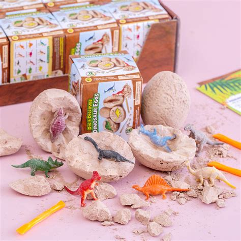 Dinosaur Eggs Dig Kit Exquisite Vivid Appearance Archeological Dino Egg