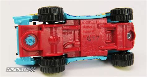 TURBOLIDO Cars Hot Wheels Baja Truck HW BFG29 Aqua Blue With Flames