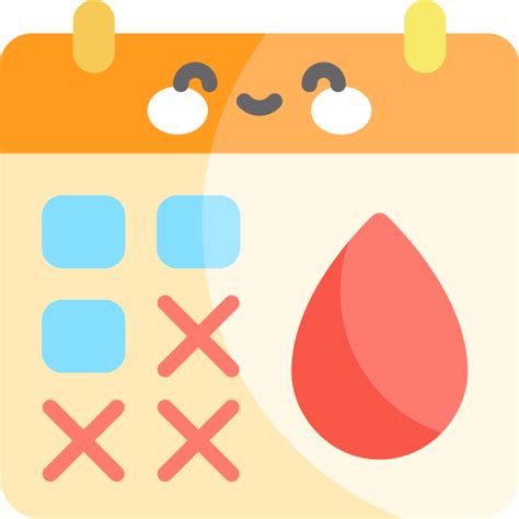 Ciclo Menstrual Iconos Gratis De Hora Y Fecha