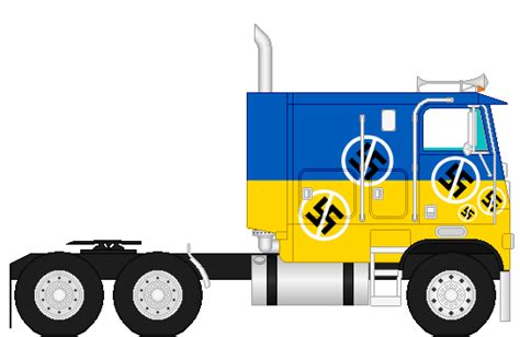 Freightliner FLA 104 (Painted Nazi Ukraine Russia) by timothy726 on ...