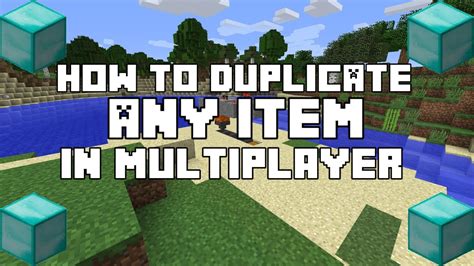 Minecraft How To Duplicate ANY Item In Multiplayer In 1 8 1 9 1 10