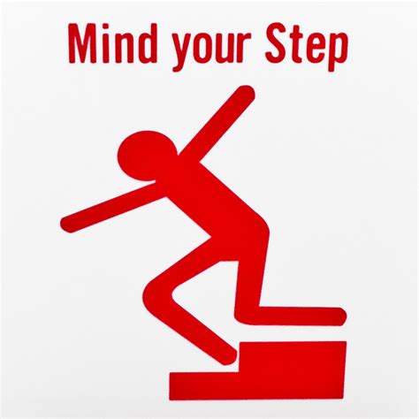 Mind Your Step Lettering Mindfulness Mind You