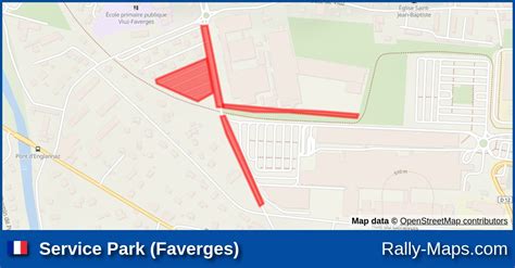 Service Park Faverges Stage Map Rallye R Gional Du Pays De Faverges