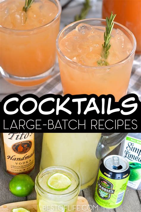 Large Batch Cocktails Cocktail Recipes For A Crowd Best Of Life