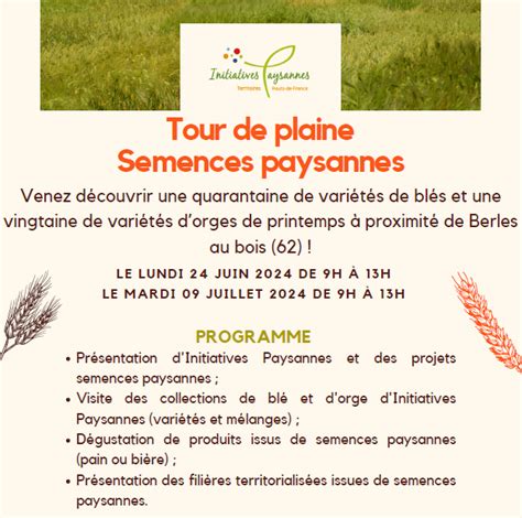 Réseau Semences Paysannes Tour de plaine semences paysannes