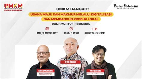 UMKM Untuk Indonesia Usaha Maju Dan Makmur Melalui Digitalisasi Dan