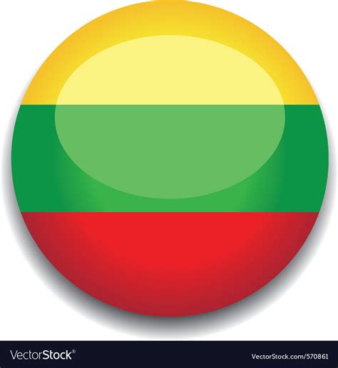 Lithuania flag Royalty Free Vector Image - VectorStock