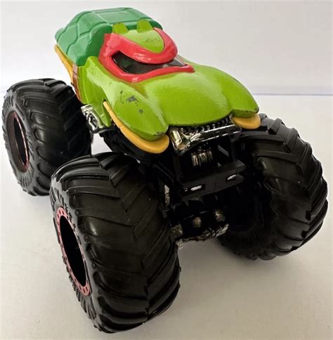 Hot Wheels Teenage Mutant Ninja Turtles Raphael Monster Jam Truck Scale Eur Picclick Fr