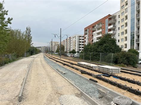 Pozna Modernizacja Wa Nej Trasy Tramwajowej Op Niona Transport