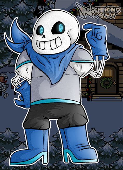 Underswap: Sans (UNDERTALE Fan-Art) by Chrono-The-Hedgehog on DeviantArt