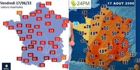 Pr Vision De Temp Ratures Pm Ecologie