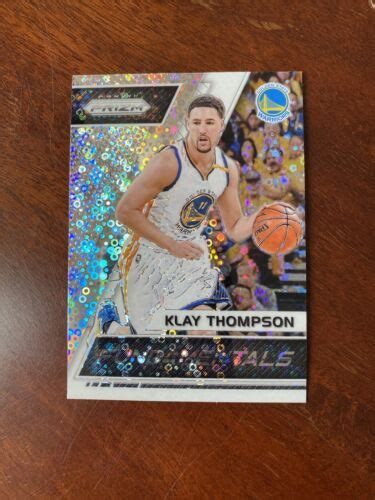 KLAY THOMPSON 2017 18 Panini Prizm Fundamentals Fast Break Disco 15