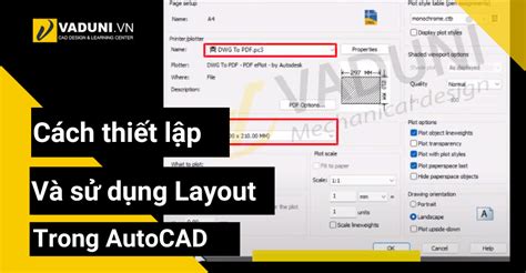 L Nh Publish In Nhi U B N V C Ng L C Trong Autocad