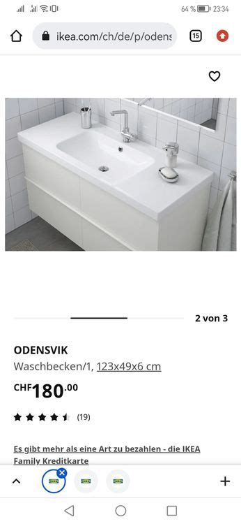 Waschbecken Mit Waschbeckenschrank Von Ikea Kaufen Auf Ricardo