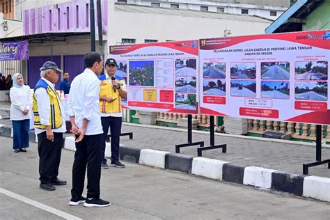 Jokowi Sentil Jalan Rusak Di Jateng Bertahun Tahun Tidak Beres