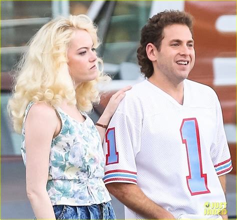 Emma Stone And Jonah Hill Bring Back The 80s On Maniac Set Photo