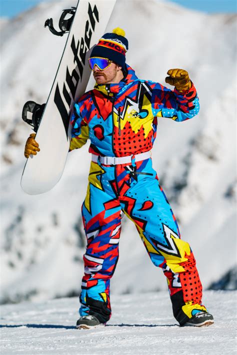 Men S 80s Neon Retro Ski Suit The Fresh Prints V2