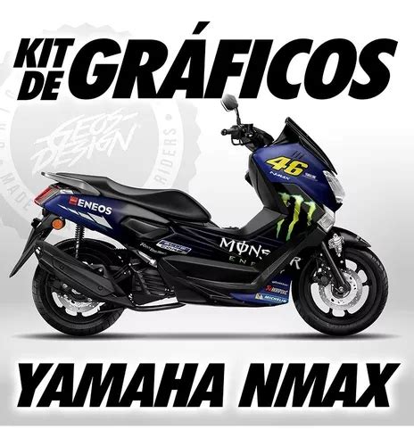 Stickers Calcas Yamaha N Max Geosdesign Meses Sin Inter S