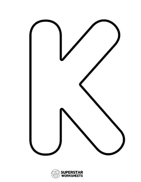 printable alphabet uppercase letters superstar worksheets