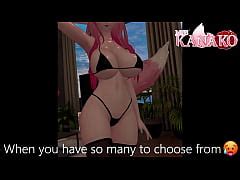 Vtuber Gets So Wet Posing In Tiny Bikini Catgirl Shows All Her Curves For You Xxx Mobile