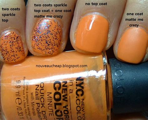 Review New NYC Matte Me Crazy Mattifying Top Coat In A Minute