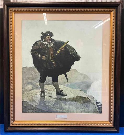 Nc Wyeth Large Captain Billy Bones” Print By Nc Wyeth Mutualart