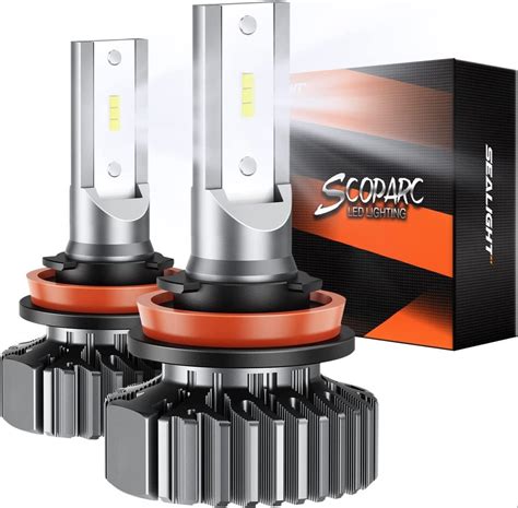 120 W Aluminium SEALIGHT H11 H8 H9 Car LED Head Light Bulbs 12 At