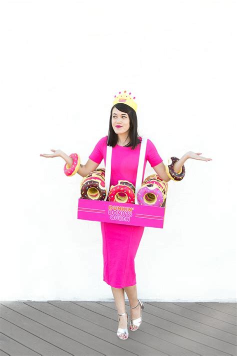 DIY Donut King Queen Halloween Costume From Aww Sam Dunkin