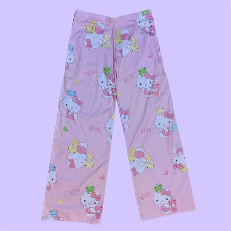 💘 Xxxlarge Handmade Hello Kitty Pants 💘 These Pants Depop