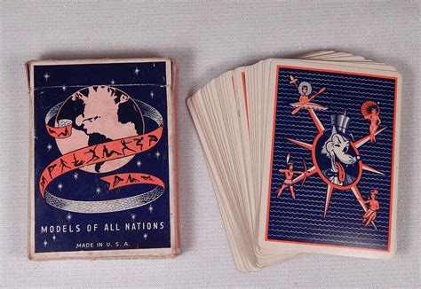 Vintage Nude Playing Cards Models Of All Nations Full Deck W Joker In Box