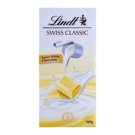 Order Lindt Classic Swiss White Chocolate 100g Online At Best Price In Pakistan Naheed Pk