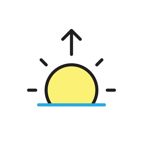 sunrise vector for icon symbol web illustration 7247986 Vector Art at Vecteezy