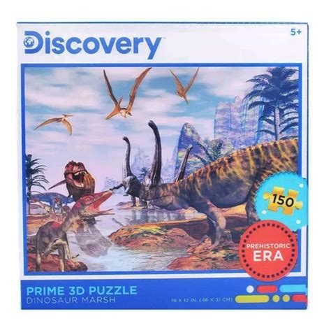 Puzzle Rompecabezas 150 Pzs Prime 3d Dinosaur Mash Discovery MercadoLibre