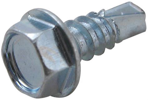 Hex Screw Self Drilling Unslotted Washer Head 8 X 1 2 Flint Hill