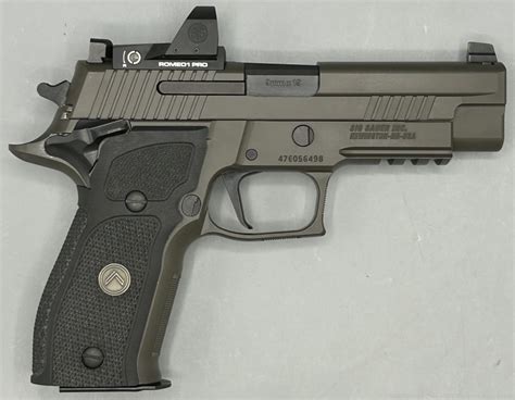 Sig Sauer P226 Legion RXP SAO 9mm Luger 4 4 ROMEO1 PRO Red Dot Sight