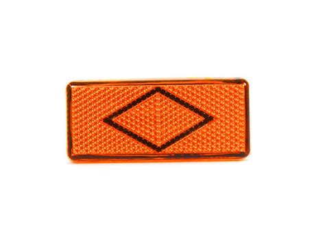 Светоотражатель прямоугольный (желтый ромб) для задн.бампера Газель ...