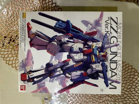 Bandai 1 100 MG MSZ 010 ZZ Gundam Ver Ka Hobbies Toys Toys Games