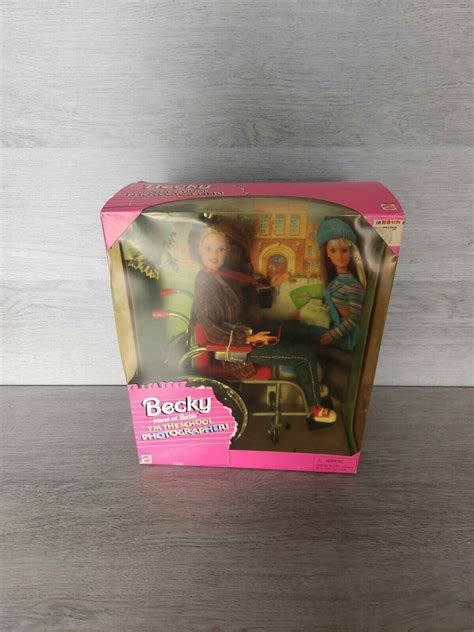 Nrfb Vintage 1998 Becky Friend Of Barbie 20202 School Photographer