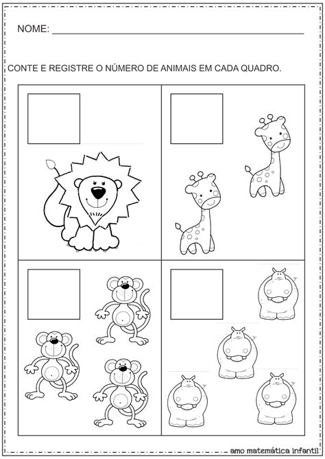 Atividade Sobre Quantidade Educação Infantil - 6