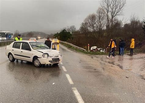 Samsun Da Trafik Kazas Yaral