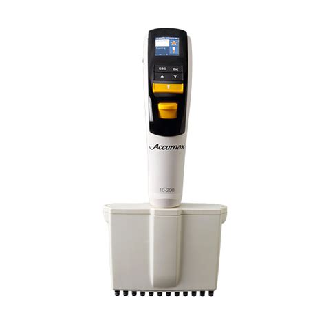 Accumax Elektronisk Multikanalpipette Pipetter Og Flaskedispensere