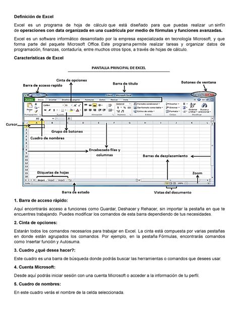 Excel conceptos basicos y funciones Definición de Excel Excel es un