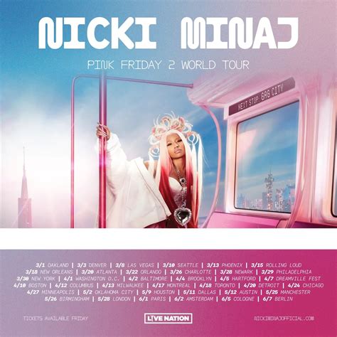 Nicki Minaj Unleashes Pink Friday 2 And Unveils 2024 World Tour