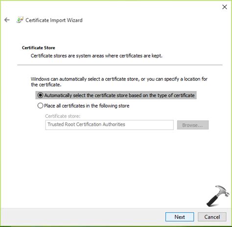 Guide How To Install Trusted Root Certificate In Windows