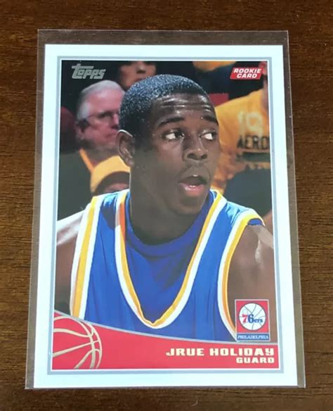 Jrue Holiday Topps Recrue Rc Ers Boston Celtics Eur